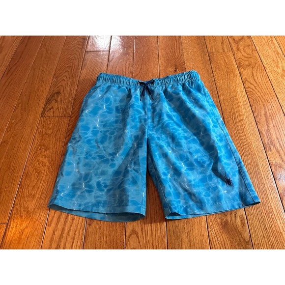 Boys Spyder Swim trunks lined beach Shorts for Kids size youth XL 18 in good - Picture 1 of 10